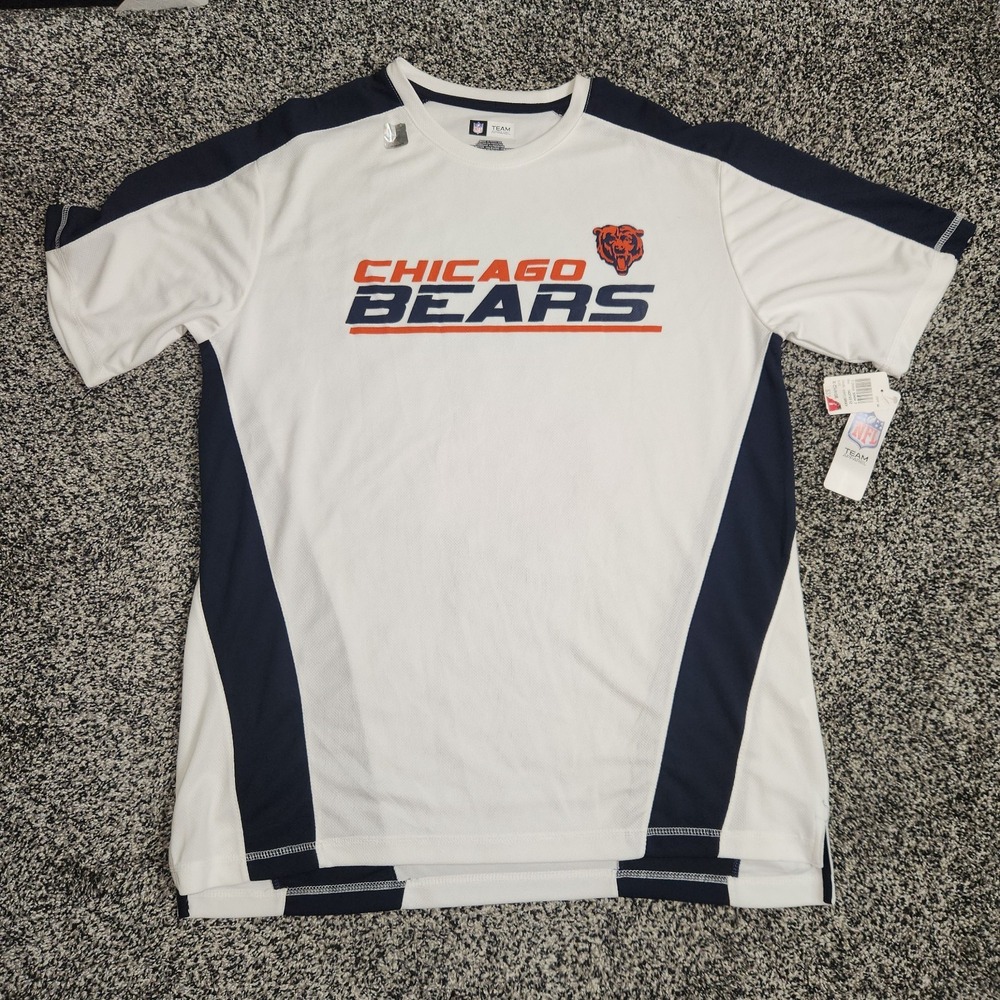 Nfl Chicago Bears Lightweight T Shirt White Mens Size Xl Football Da Bears Nwt